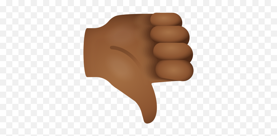 Thumbs Down Medium Dark Skin Tone Icon - Fist Emoji,Popular Skin Tone Emojis