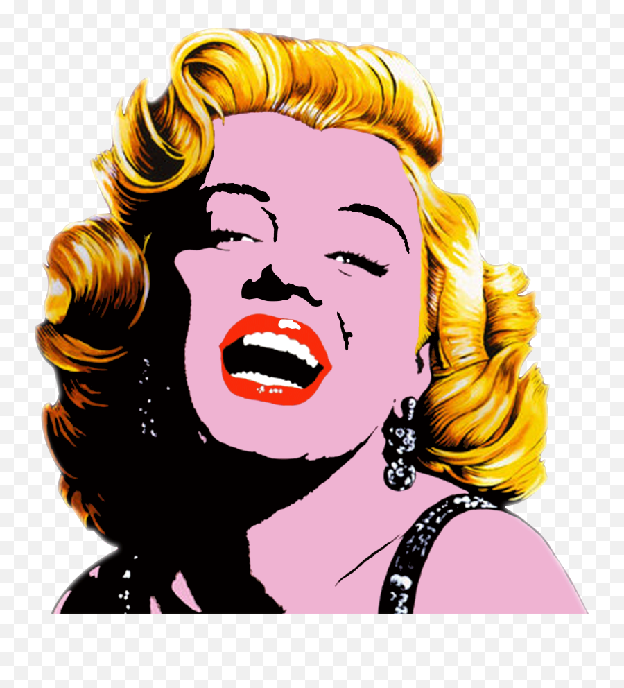 Kiss Clipart Marilyn Monroe - Marilyn Monroe En Png Emoji,Pop Art Emotions