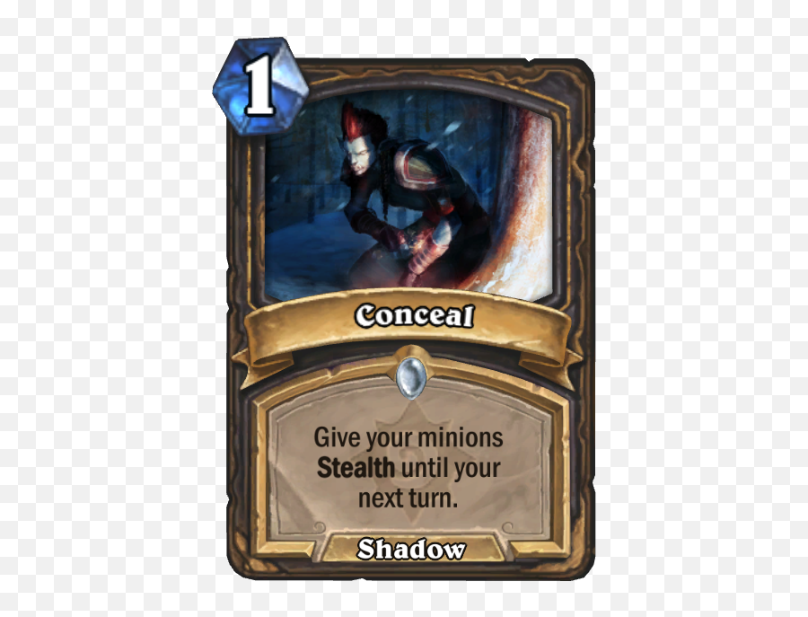 Conceal - Cards Rogue Stealth Hearthstone Emoji,Concealing Emotions