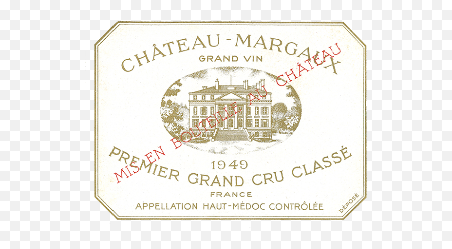 1961 - Grand Vin Du Château Margaux Château Margaux Emoji,Emotion Displays In France