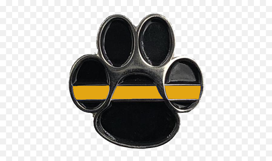 Cl6 - 011 K9 Paw Thin Green Line Canine Lapel Pin Police Emoji,Disney Emoji Rescue Event