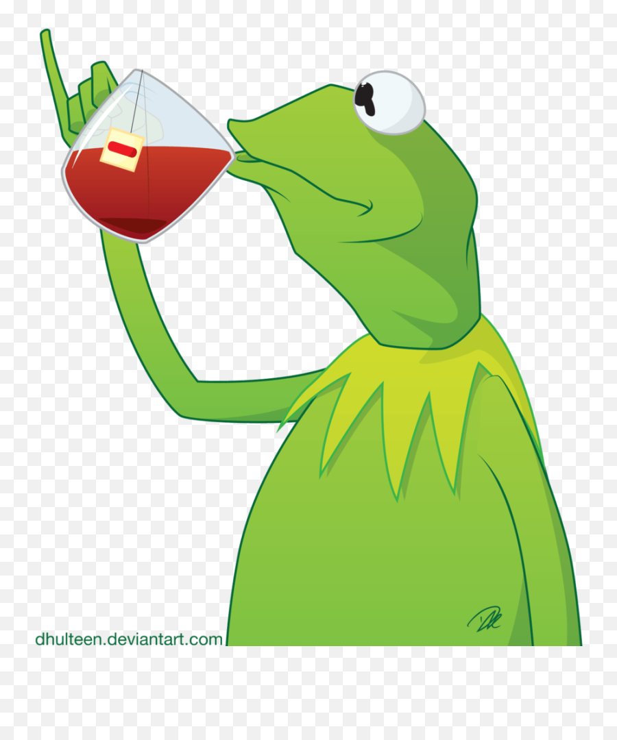Alapelv Kitér Kölcsönadó Sips Tea Kermit - Trokeynet Emoji,Kermit Picture With Emojis