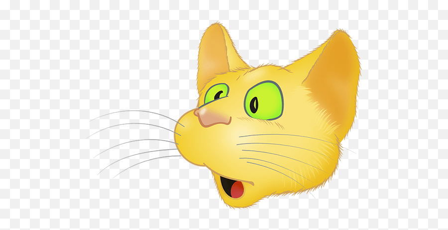 Yellow Cat Emoji By Yann Le Roux,Feline Emoji