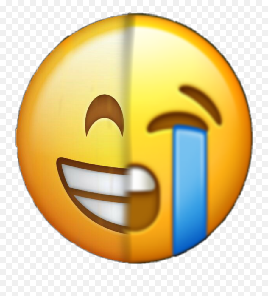 Happy Sad Sticker By Valeria Emoji,Happyface Emoticon Iphone