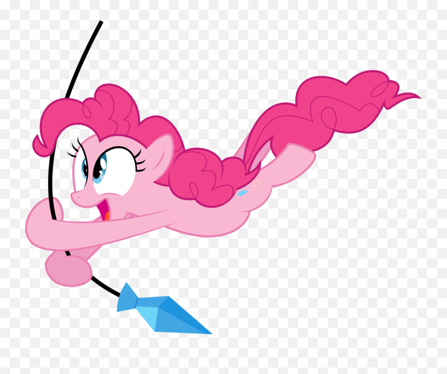 Pinkie Pie Rope Safe Smiling Swinging Clipart - Full Emoji,Emoticon Arco Iris Facebook