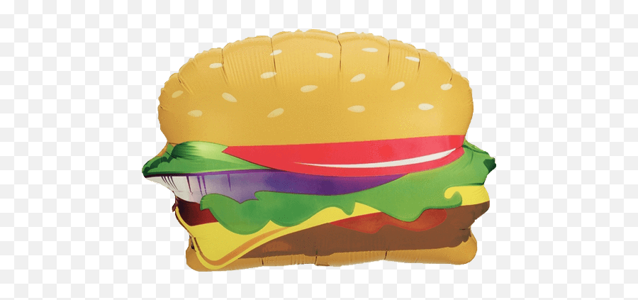 28 Jumbo Hamburger Balloon Emoji,Cheeseburger Emoji