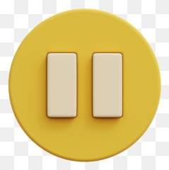 Premium Pause 3d Illustration Download In Png Obj Or Blend Emoji,Paused Emoji