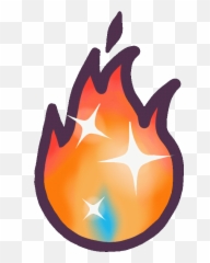 Rollama English Grammar Gamified Emoji,Purple Fire Emoji