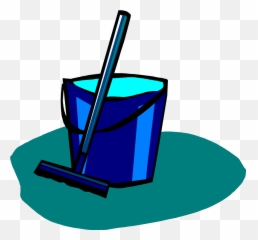Mop And Bucket Blue Png Svg Clip Art For Web - Download Emoji,Apple Emoji Cup With Straw