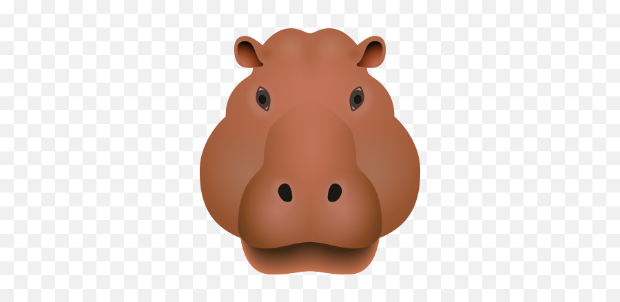 Png - Big Emoji,Hippo Emoji Android