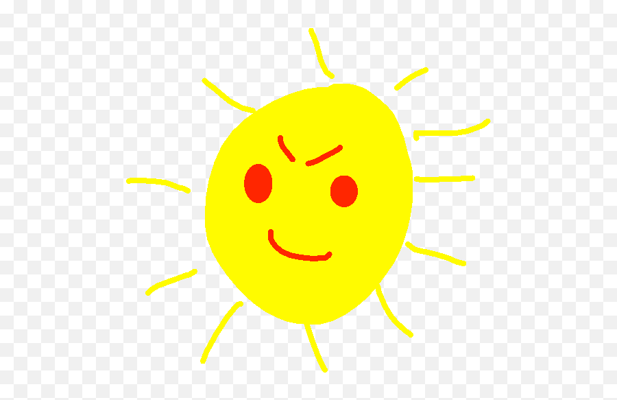 The Sun Is A Deadly Laser - Happy Emoji,Hangman Emoticon