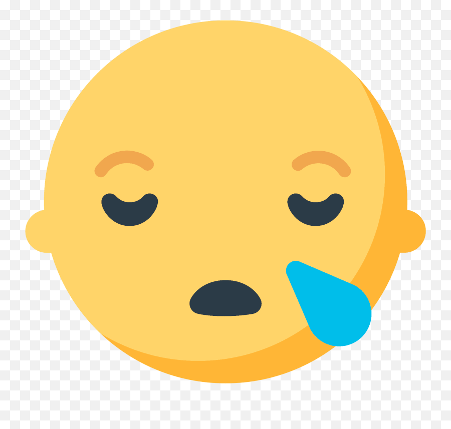 Sleepy Face Emoji Clipart Free Download Transparent Png - Sad Emoji Mozilla,Sleepy Emoji