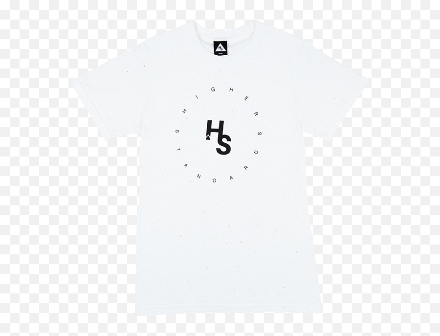 Higher Standards Circle Logo T - Shirt Short Sleeve Emoji,Dab Emoji T Shirt