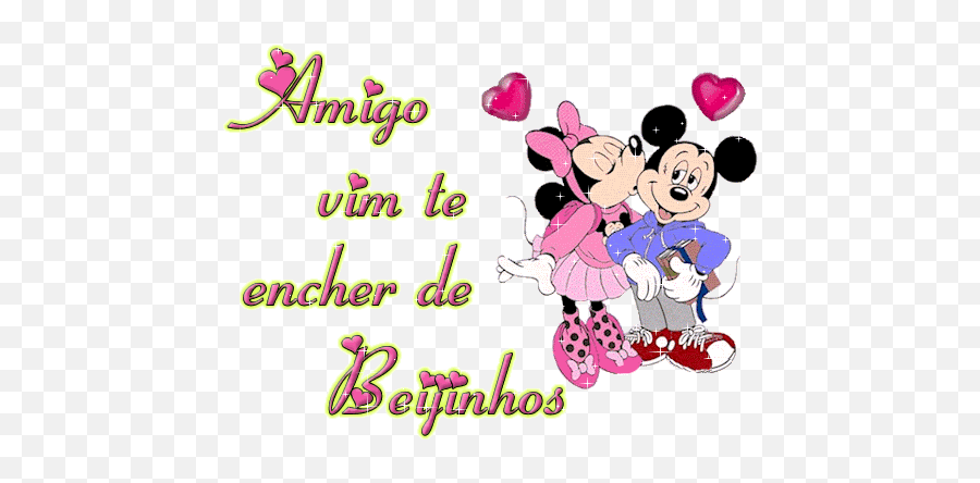 Beijos Gifs - Imagenes De Mickey Mouse San Valentin Emoji,Beijos Só Emoticons Gifs Animados