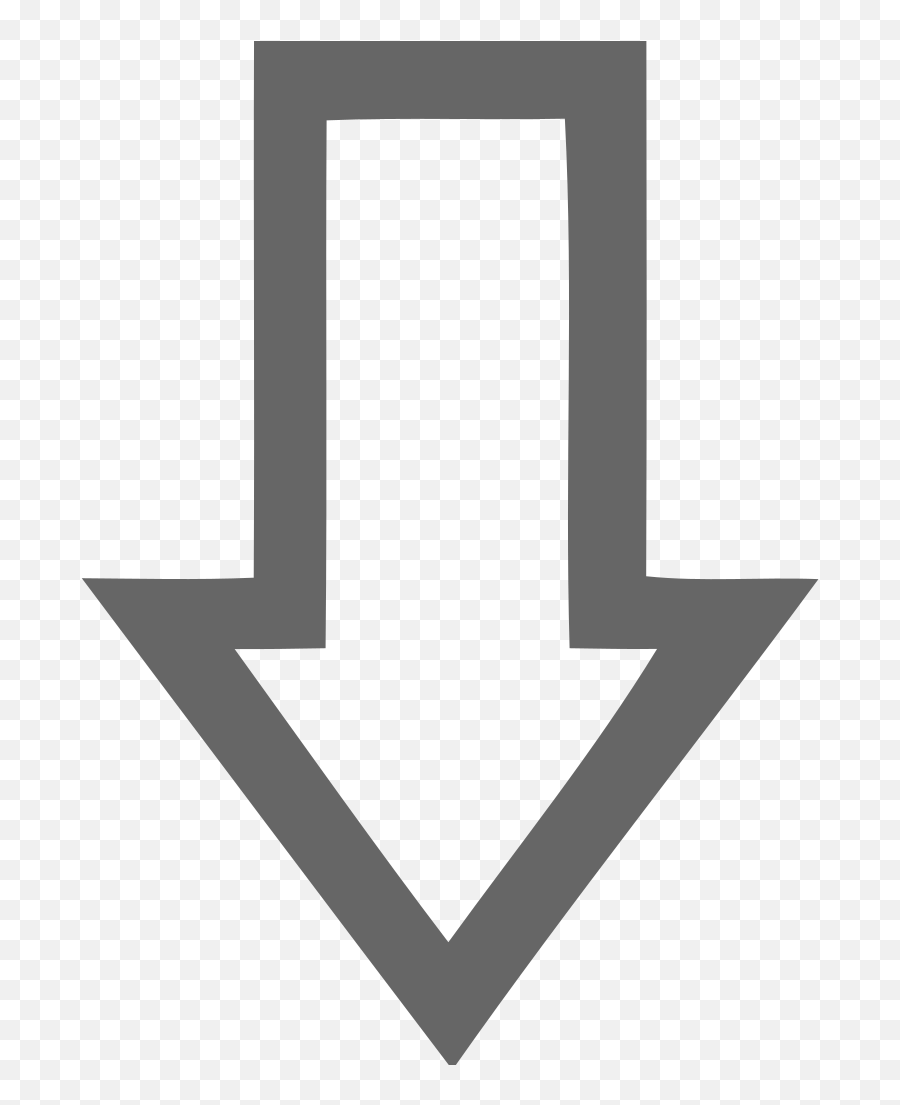 Directional Arrow Down Contour Free Icon Download Png Logo - Cloud Icon Emoji,Big Arrow Emoticon
