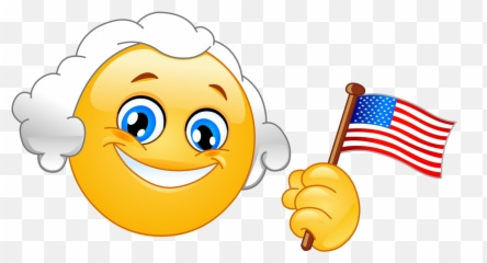 Patriotic Emoji Decal - George Washington Emoji,Patriotic Emojis