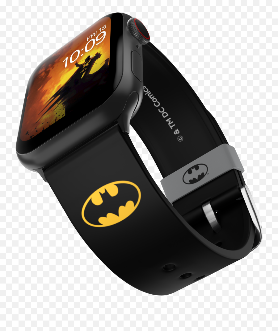 Official Dc Comics Apple Watch Band - Batman Icon U2013 Mobyfox Batman Apple Watch Band Emoji,The Range Of Batman's Emotions