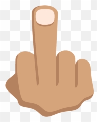 Downloadable Middle Finger Emoji Free - Middle Finger,Bird Finger Emoji