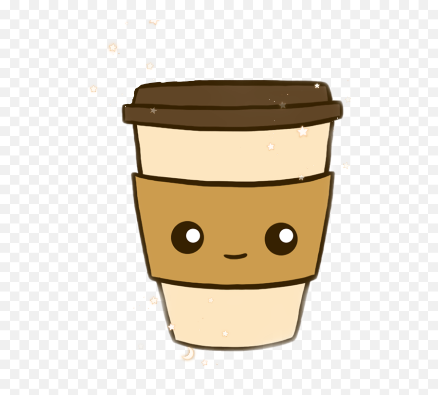 Coffee Coffeebreak Coffeetime Sticker - Cartoon Coffee Png Transparent Emoji,Coffee Addict Emoji