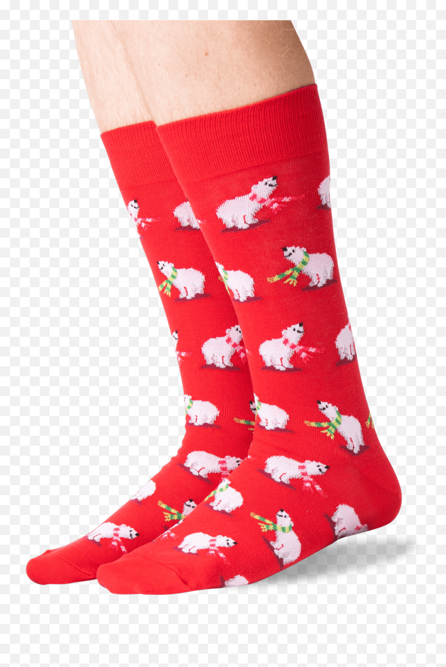 Menu0027s Polar Bears Crew Socks U2013 Hotsox - Girly Emoji,Polar Bear Emojis