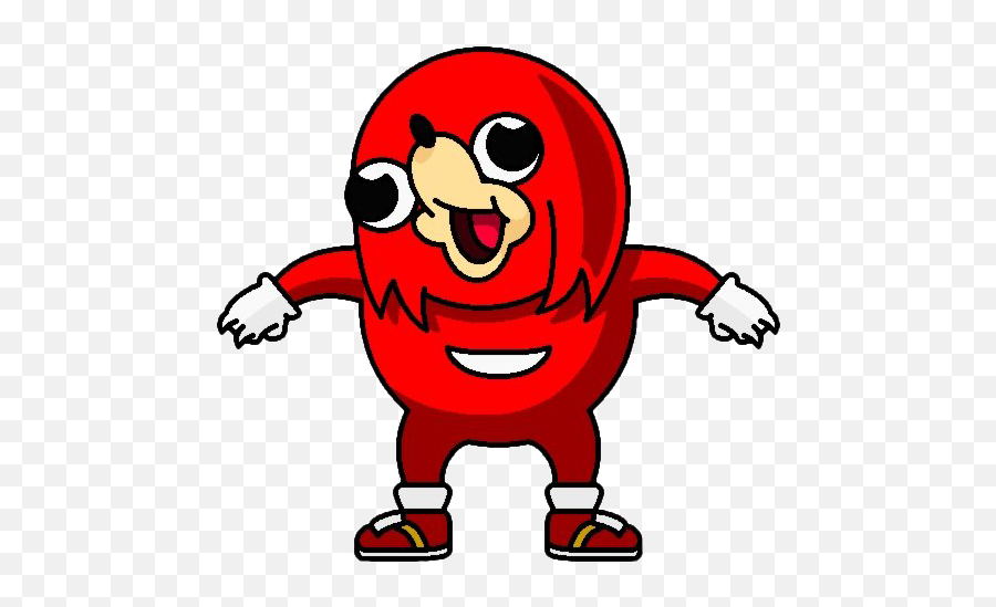 Ugandan Knuckles Transparent Png - Uganda Knuckles No Background Emoji,Uganda Knuckles Emojis