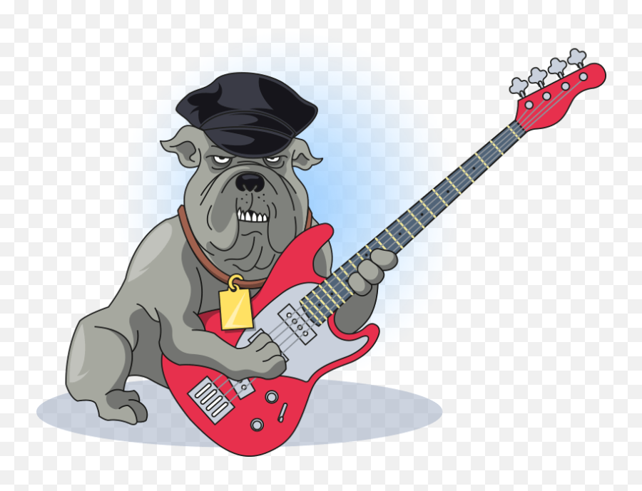 Animated Rock Band - Hybrid Guitar Emoji,Brian Griffin Throbbing Emotions Quote