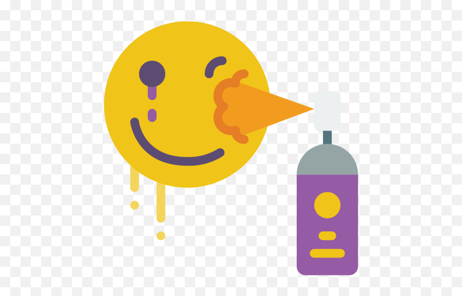 Spray Paint - Happy Emoji,Fb Emoticon Spray Can Paint