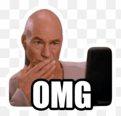 Stickers Set For Telegram - Language Emoji,Picard Engage Emoticon