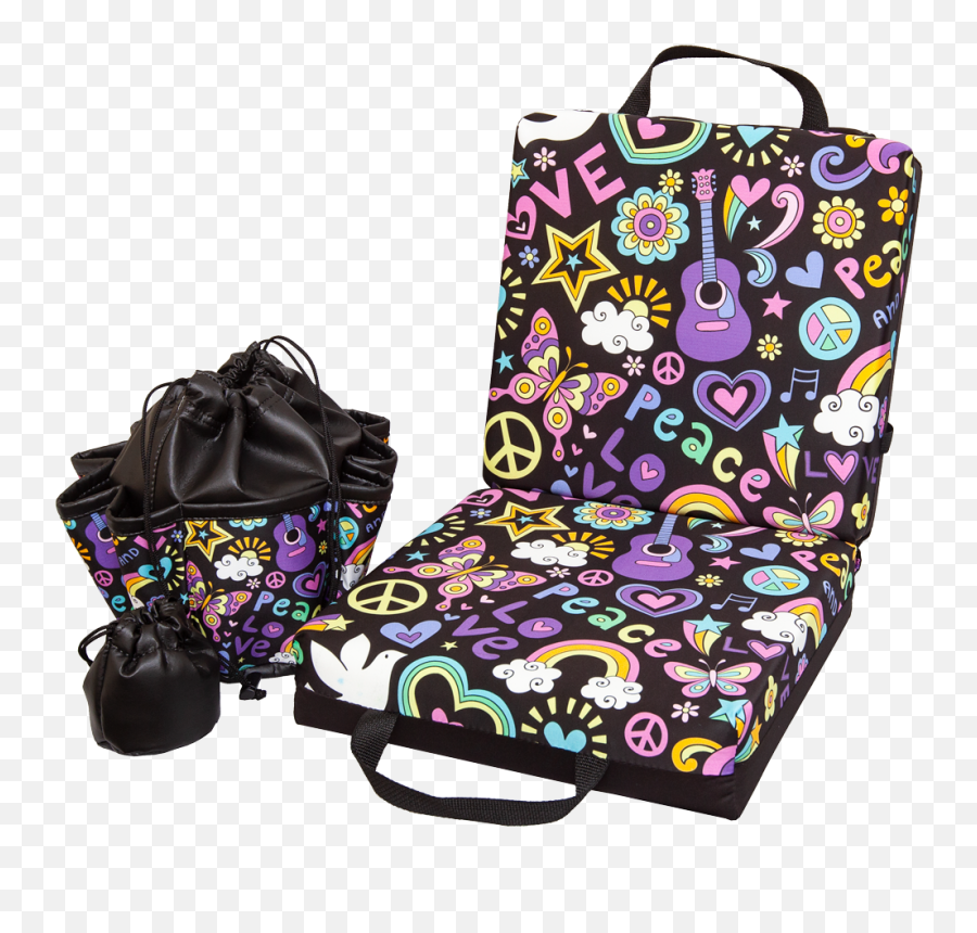 Peace Love Double Cushion Tote Set Emoji,Argos Emoji Cushion