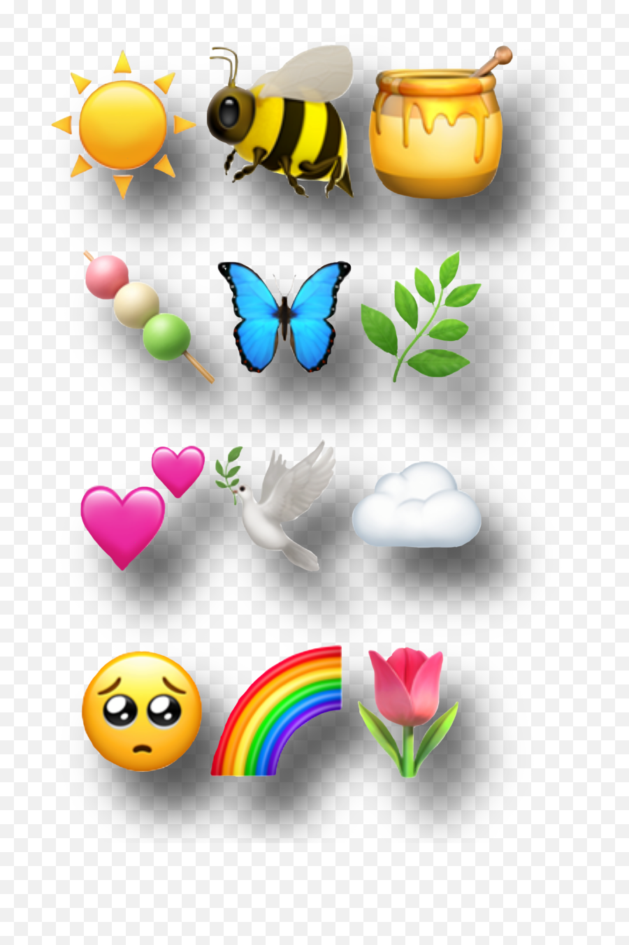 Emoji Combos Emojiaesthetic Sticker - Happy,Emoji Combos
