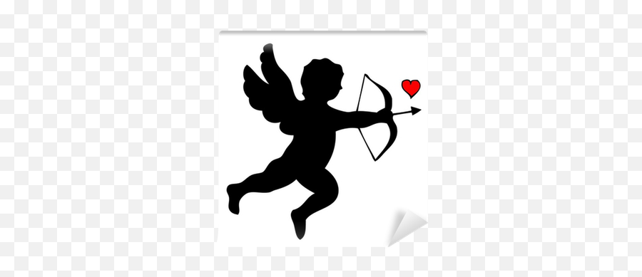 Carta Da Parati Silhouette Di Cupido U2022 Pixers - Viviamo Per Il Emoji,Emoticon Dando Lingua