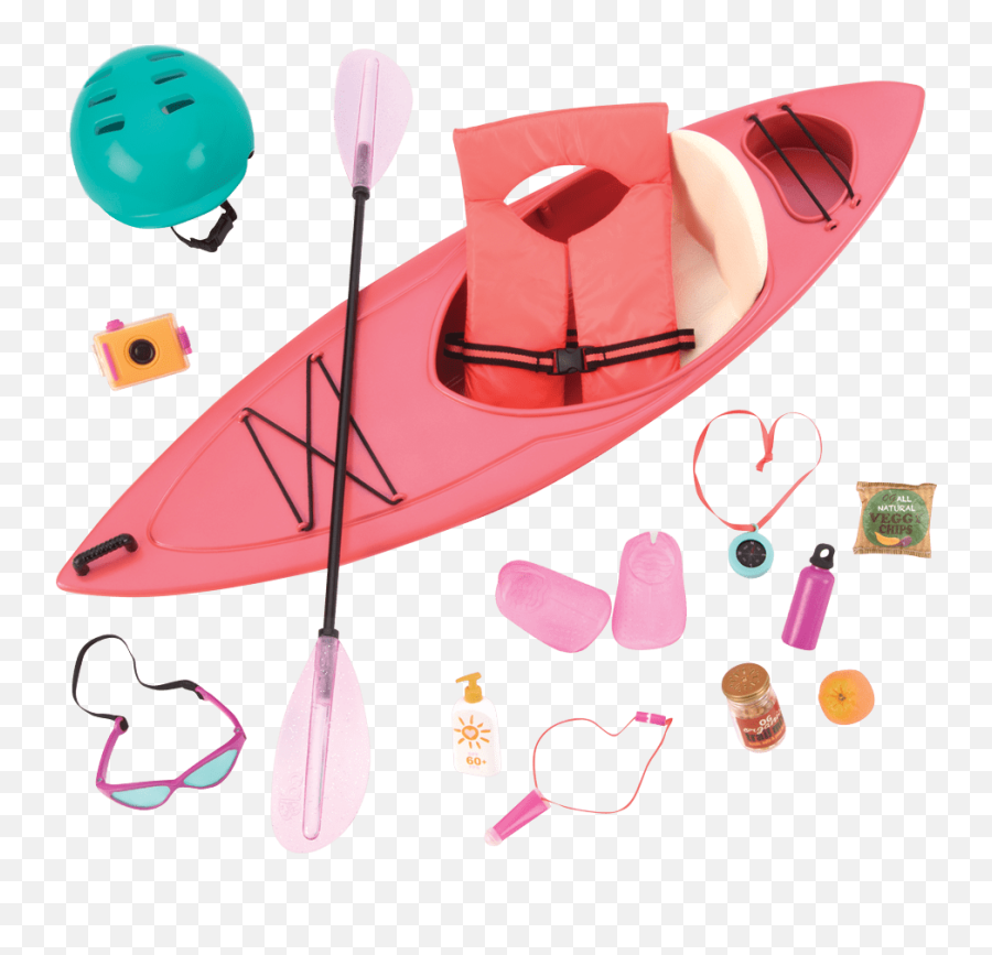 Outdoor Theme - Our Generation Dolls Emoji,Emotion Lil Sparky 6' Kayak