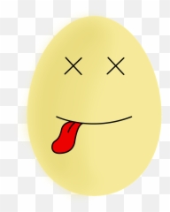 Egg Face Public Domain Image Search - Happy Emoji,Egg Emoticon