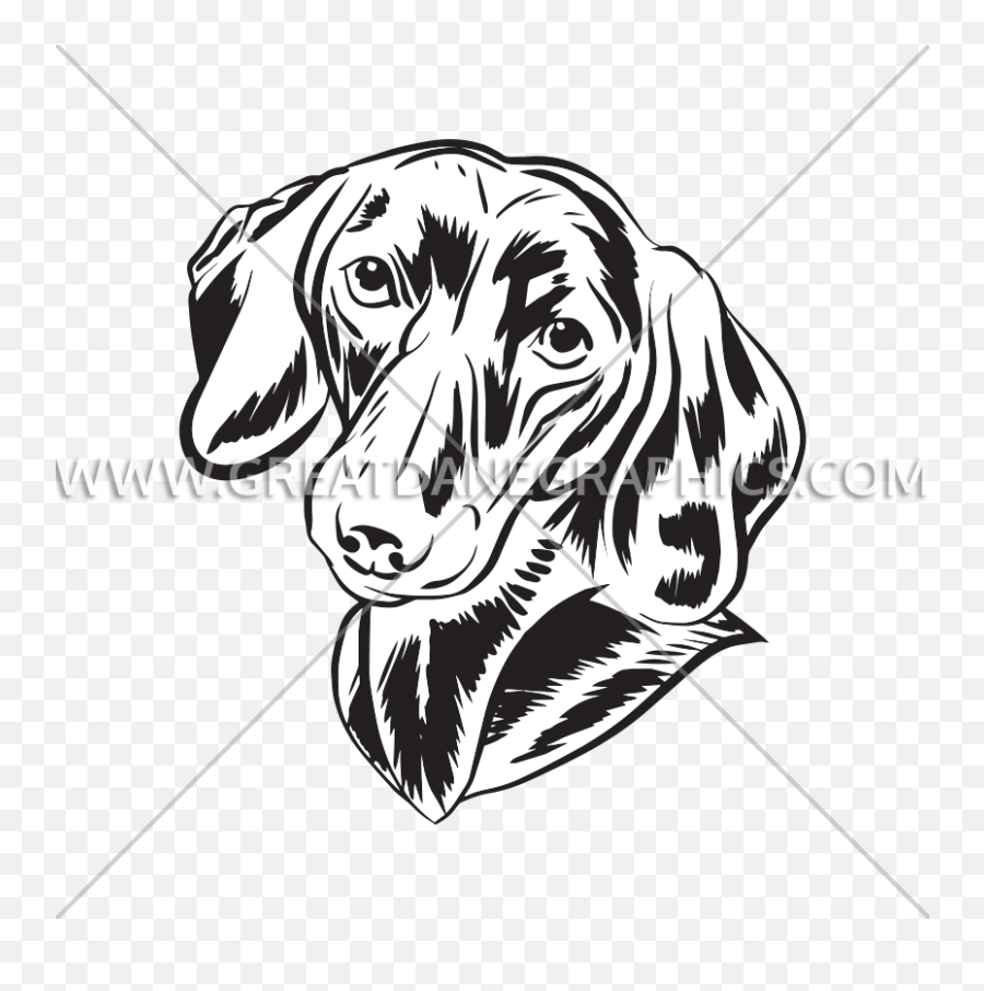 Dachshund Face Production Ready Artwork For T - Shirt Printing Dachshund Face Svg Emoji,Dachshund Emoticon