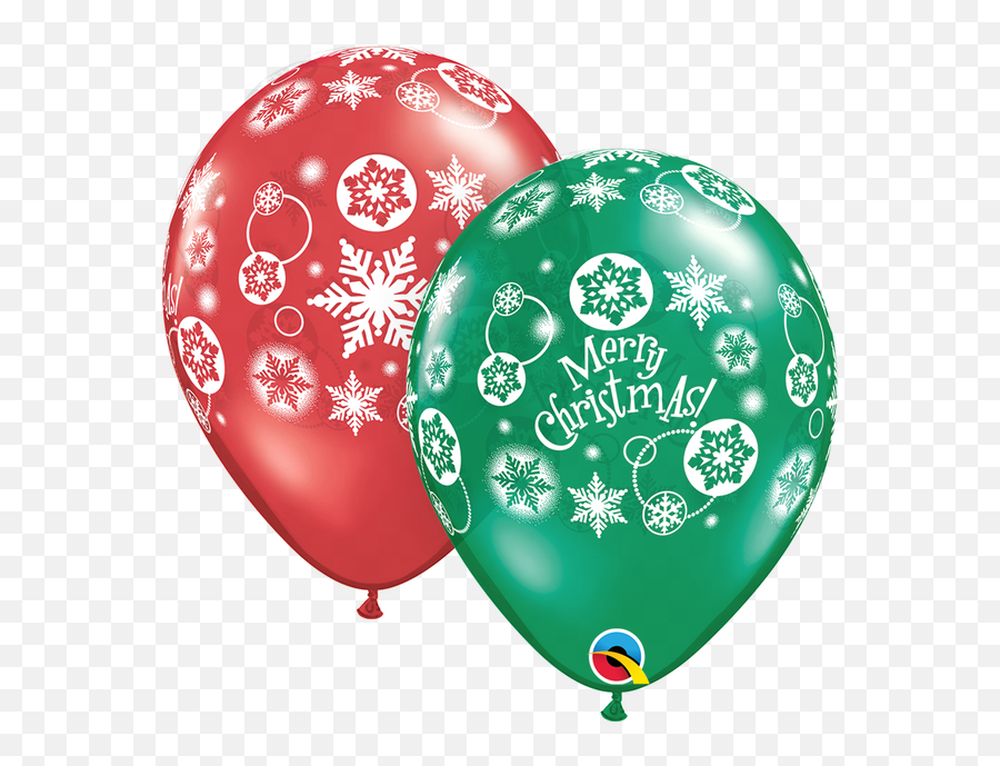 Assorted Christmas Snowflakes - Christmas Balloons Emoji,Snowflake Sun Leaf Leaf Emoji