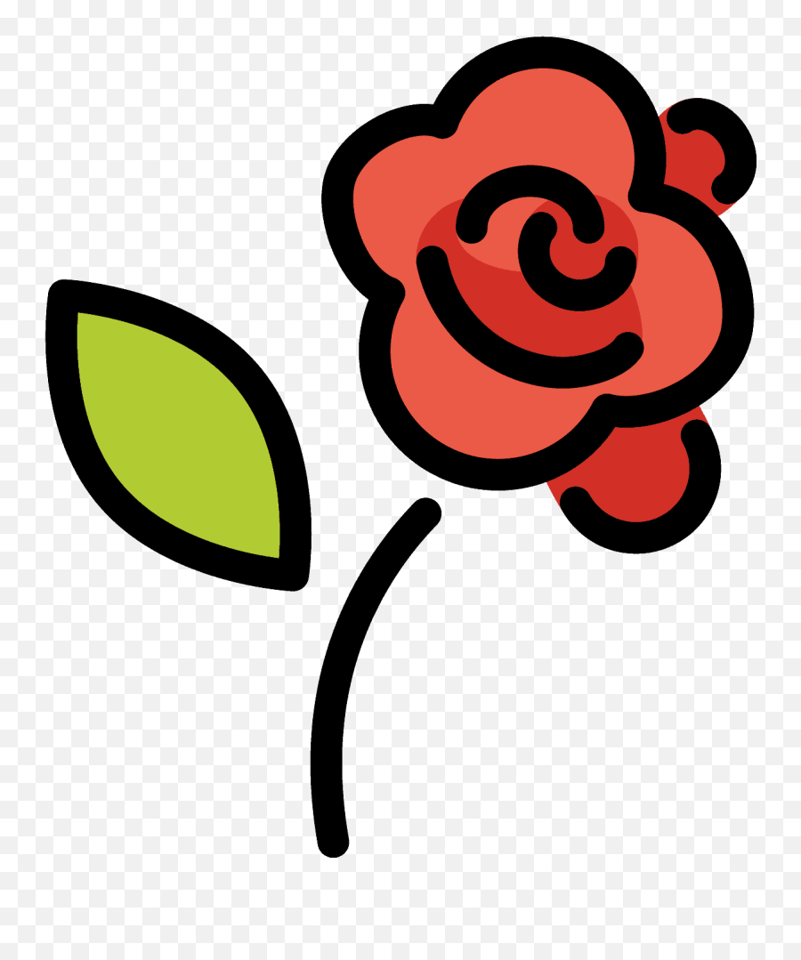 Rose Emoji Clipart - Emoticones De Rosas,Wilted Rose Emoji