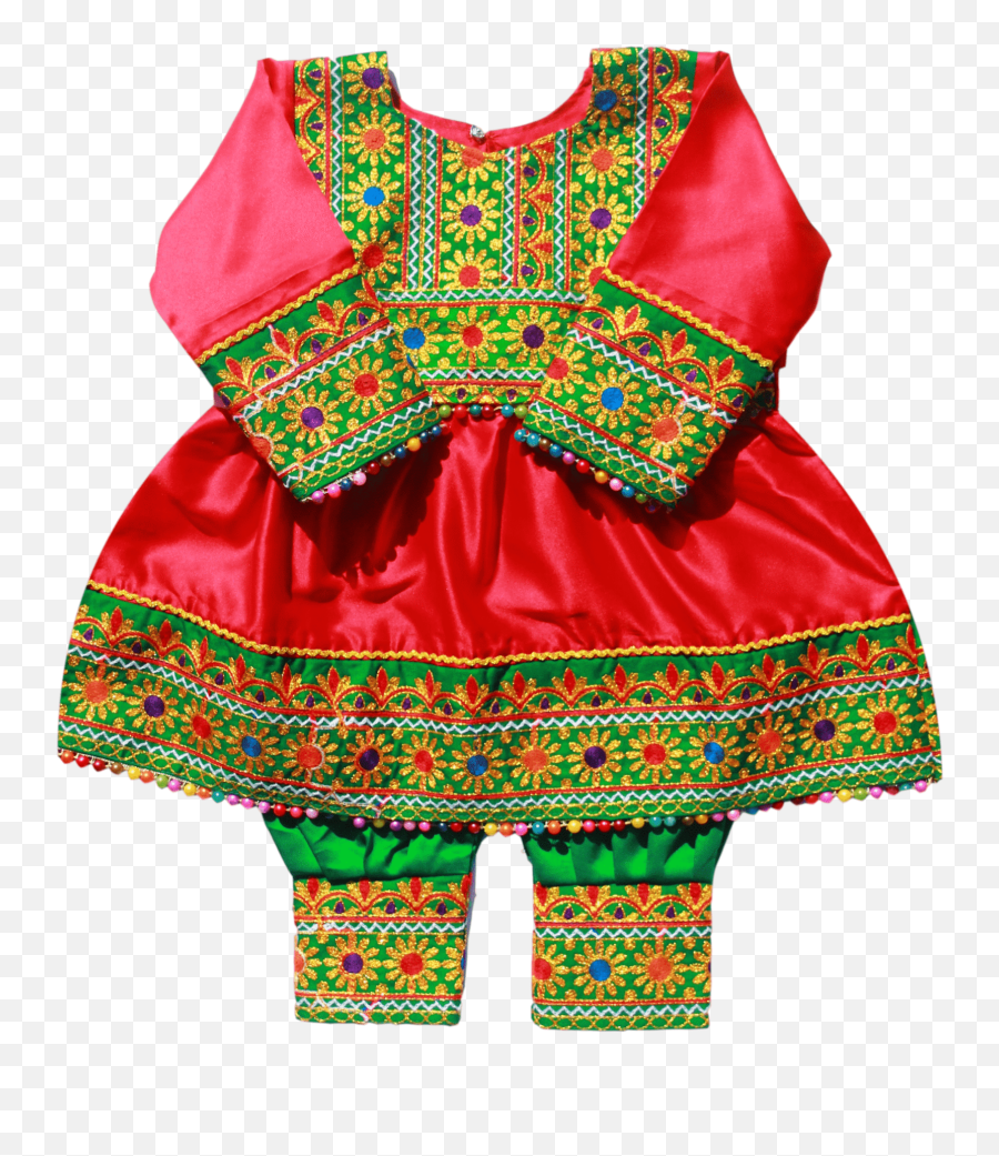 Traditional Kids U0026 Baby Girls Red U0026 Green Embroidery Long Sleeve Dress U0026 Baggy Pants Afghani Kochi Shalwar Kameez 2 - Piece Set Emoji,Emotion Cardigan Spirit Lilac