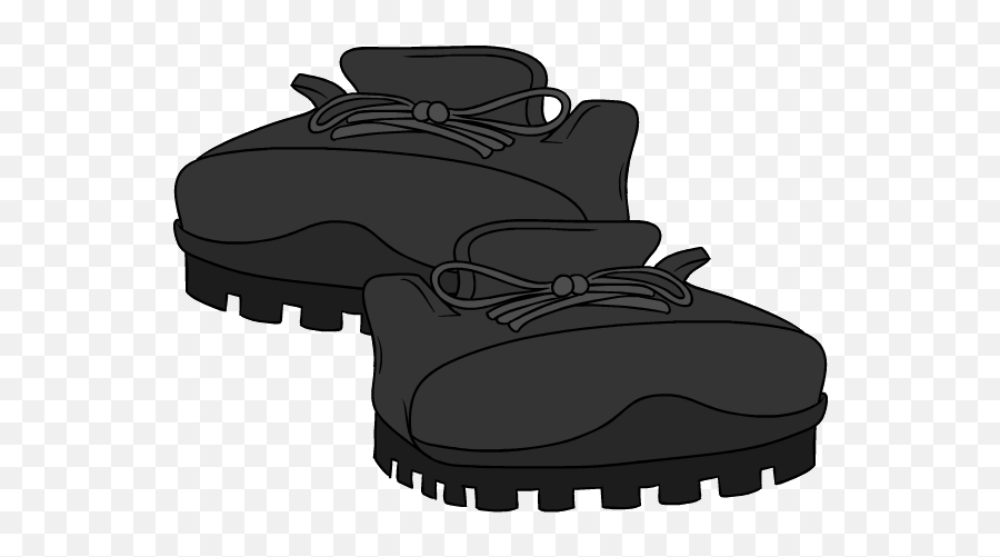 Black Hiking Boots - Hiking Boot Emoji,Hiking Boot Emoji