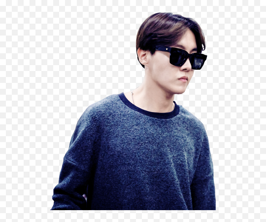 Download Sunglasses Bts Spring Sticker - Transparent Jhope Bts Emoji,Sunglasses Japanese Emoticon