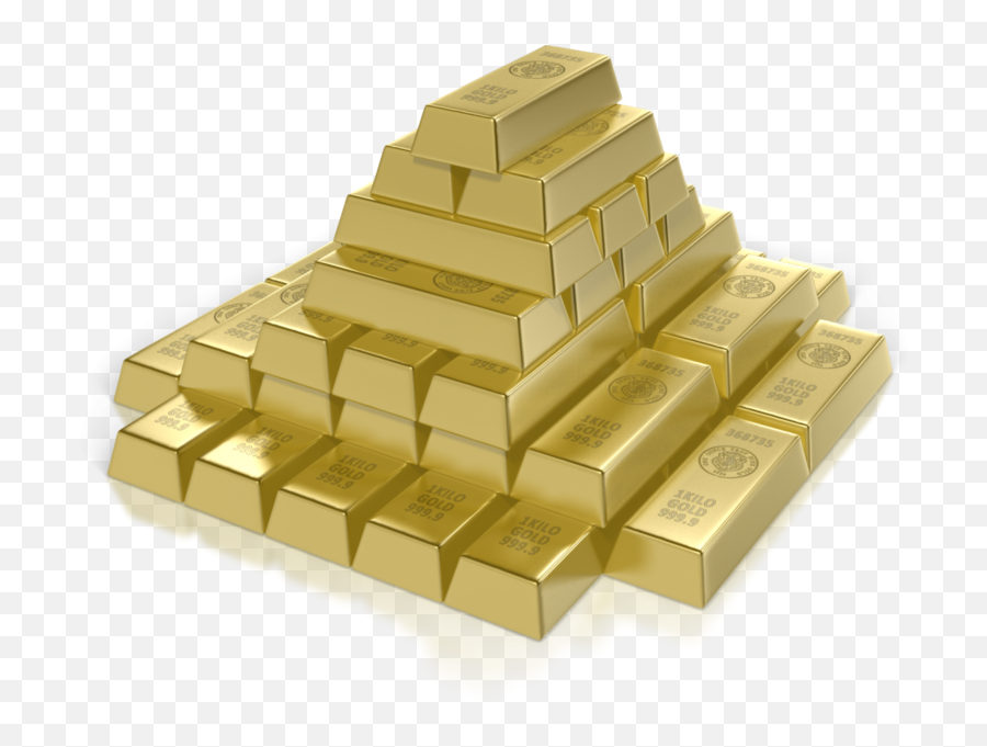 Gold Bar Pyramid - Solid Emoji,Gold Bar Emoji