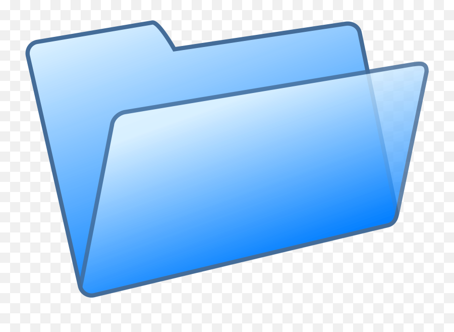 Blue Open Folder Dropbox - Blue Open Folder Icon Emoji,Dropbox Emoji