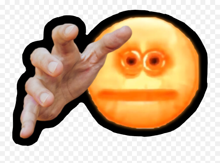 Cursed Cursedimage Cursedimages Sticker - Cursed Emoji With Hands,Cursed Emoji Hand