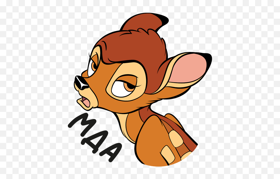 Vk Sticker - Bambi Sticker Emoji,Disney Bambi Emoji