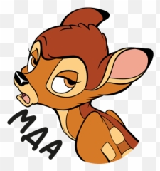 Vk Sticker - Bambi Sticker Emoji,Disney Bambi Emoji