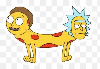 Rick And Morty Stickers - Rick Morty Catdog Emoji,Rick And Morty Emojis