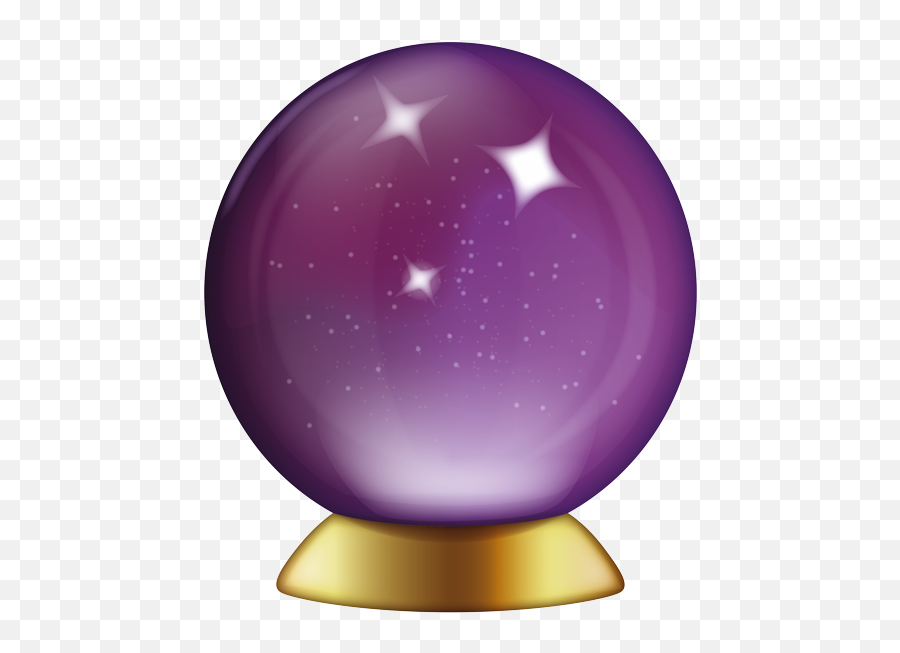 Download Crystal Ball Emoji Png - Crystal Ball Emoji Png,Rice Ball Emoji