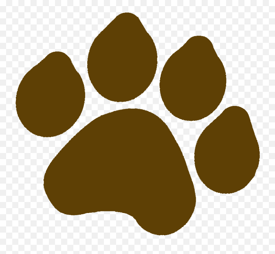 Dog Paw Cat Printing Clip Art - Clip Art Paw Print Emoji,Dog Paw Emoji
