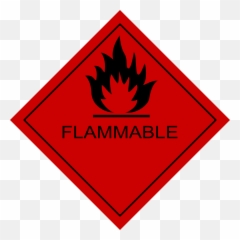 Flammable Sign Clipart - Red Fire Hazard Sign Emoji,Warlock Emoji