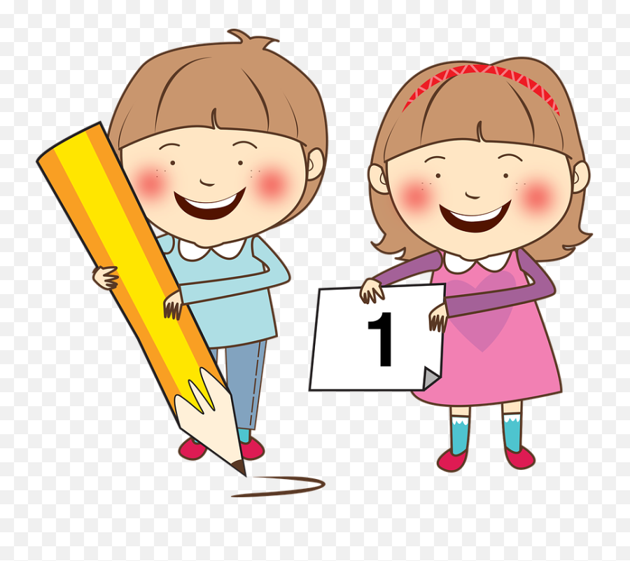 700 Free Children U0026 Kids Vectors - Pixabay Girl Boy Studying Cartoon Emoji,Kids Emotions Clipart