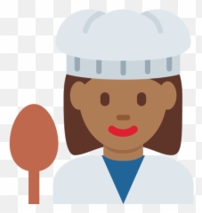 Woman Cook Emoji With Medium - Emojis Cozinheira,Chef Emojis